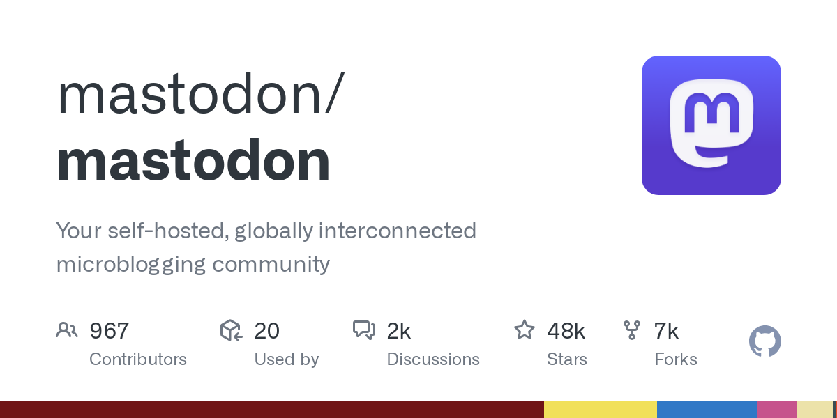 Your self-hosted, globally interconnected microblogging community - Issues · mastodon/mastodon