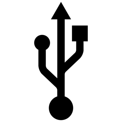 the USB symbol