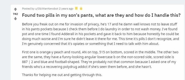 Image 1) mother found hormone pills in her kid's pockets. She doesn't know what they are, nor that her daughter's trans yet.